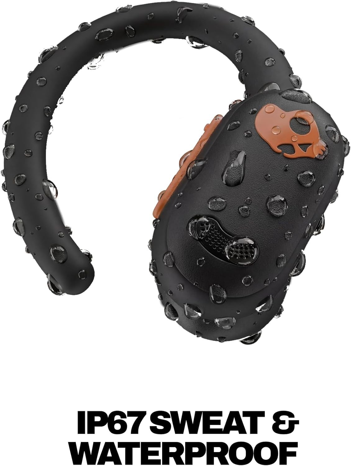 Skullcandy Push ANC Active Wireless Earbuds Black/Orange (S2PAW-S749)