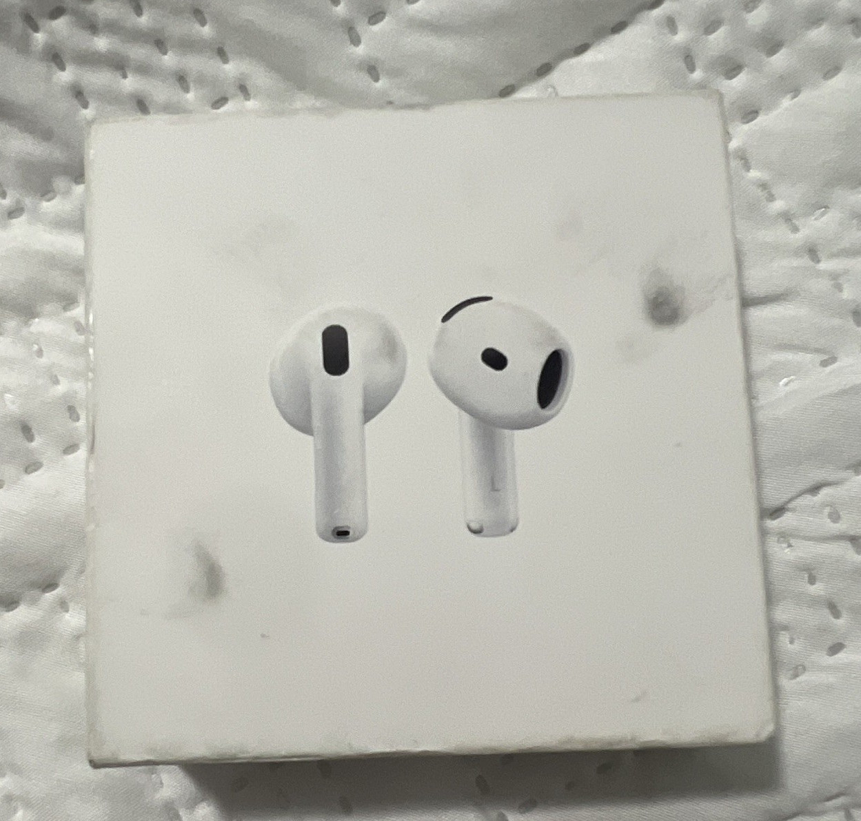 Apple AirPods 4 Wireless Bluetooth In-Ear Earbuds, White (Double Earpieces)
