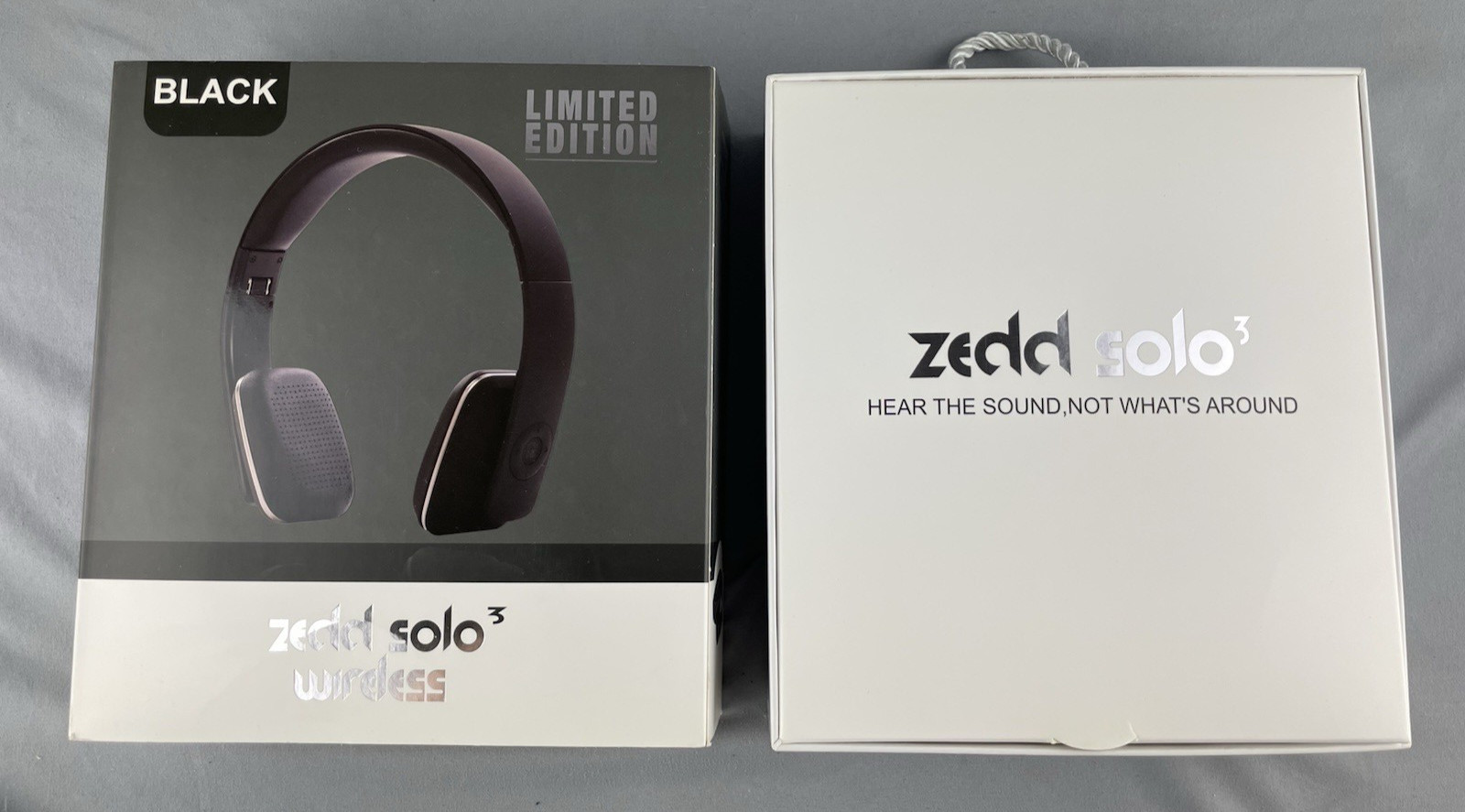 Zedd Solo 3 Wireless Headphones Black Open Box
