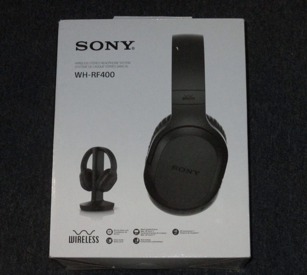 Sony Wireless Stereo Headphones WH-RF400 IN BOX perfect for podcast streaming