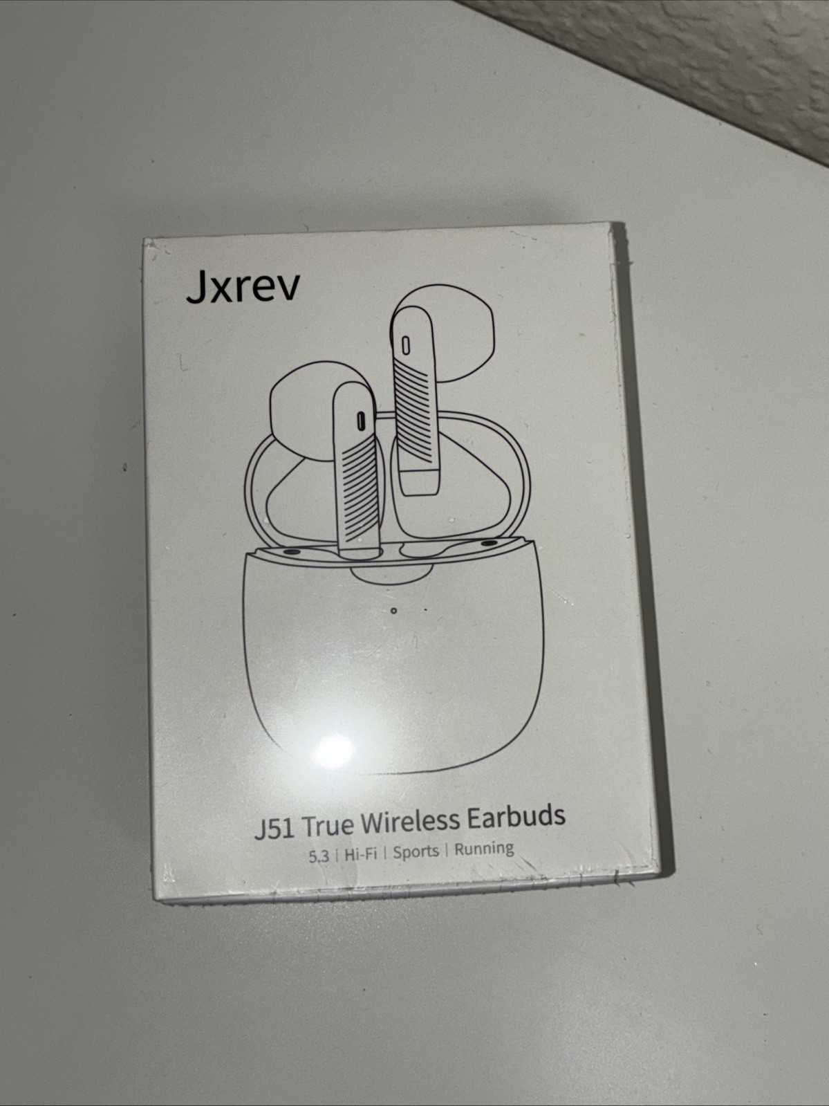 Jxrev J51 True Wireless Earbuds White Bluetooth & Android iOS Brand New Sealed