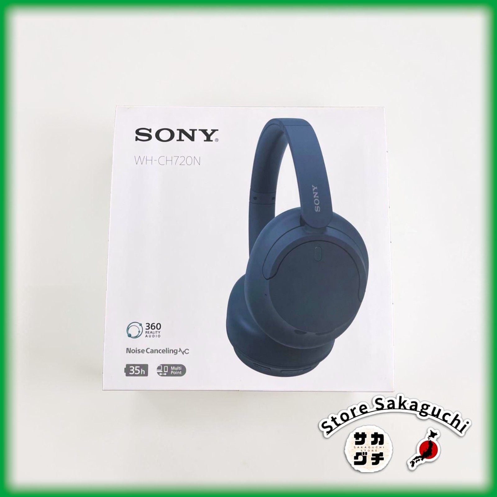 Sony WH-CH720N Wireless Noise Canceling Over-Ear Headphones Multipoint Blue