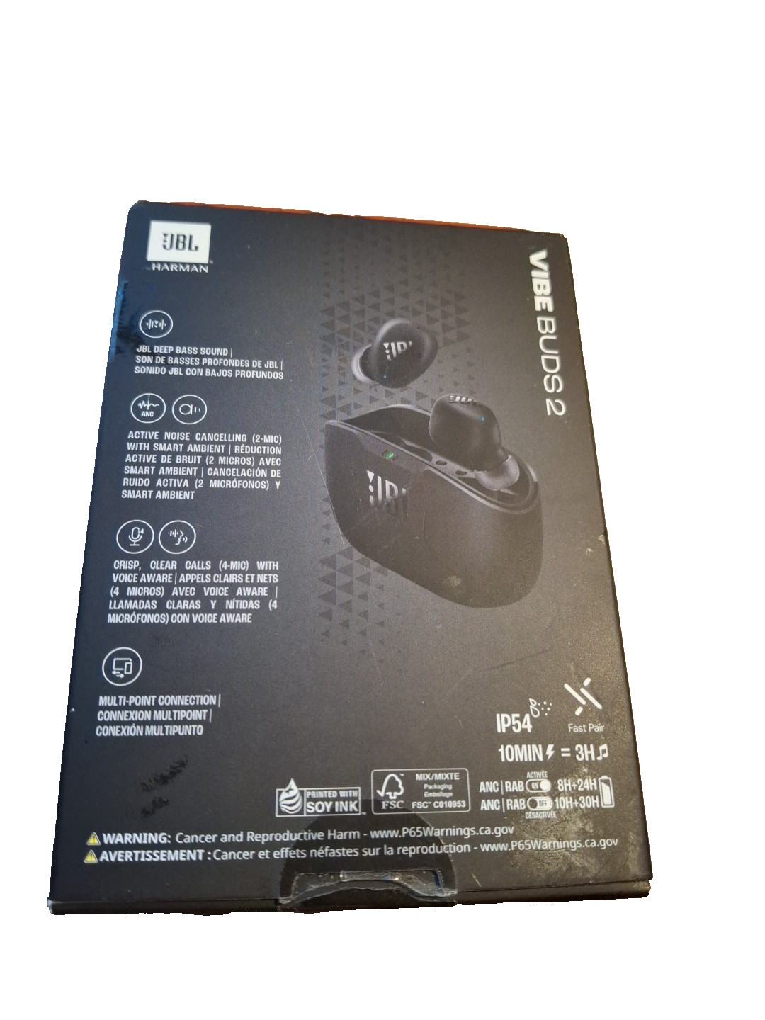 JBL Vibe Buds 2 in box * black tested works great* Harmon 💥SEND OFFERS💥