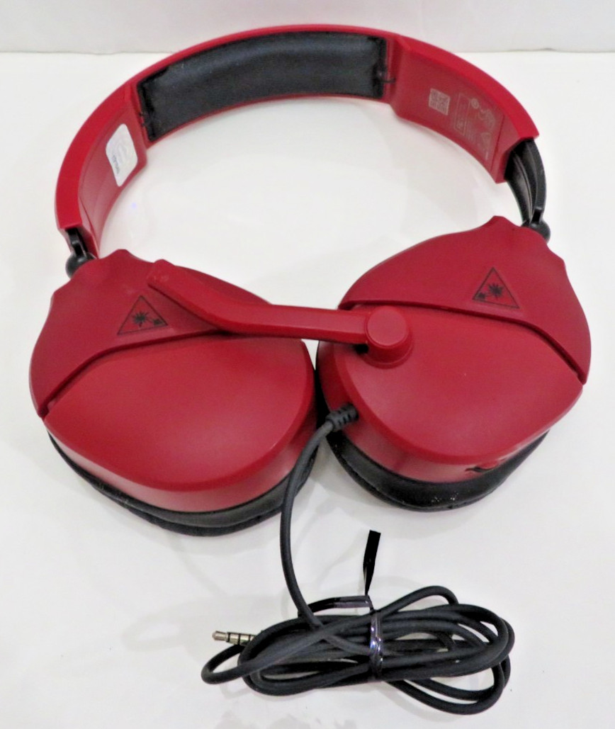 Turtle Beach Ear Force Recon 70P Gaming Headset – Red and Black with mic