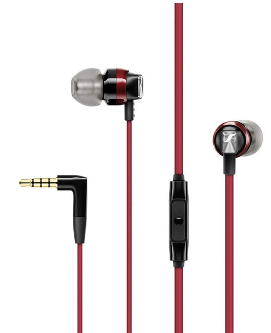 Sennheiser CX 300S In Ear Headphone with One-Button Smart Remote – Red