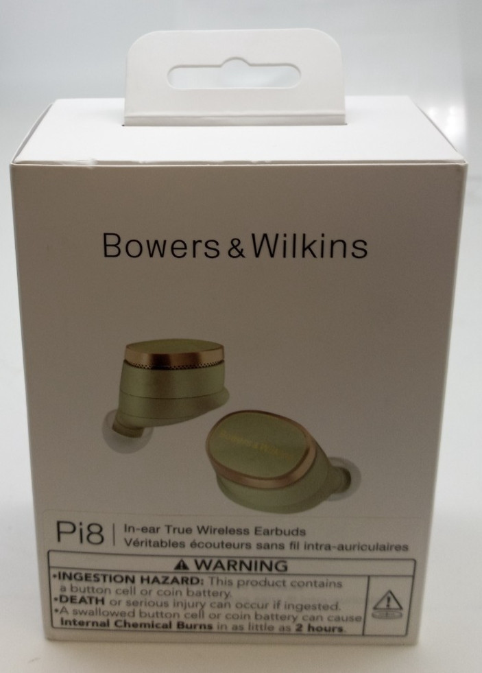 B&W Pi8 true-wireless headphones (jade green)