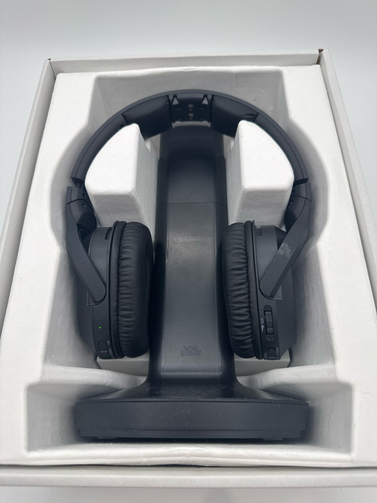 Sony WH-RF400 Wireless Over-Ear Home Theater Headphones 20hr 150ft RF Black
