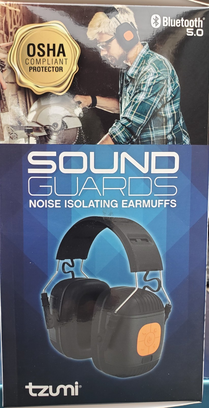 NEW Tzumi Sound Guards Noise Isolating Hearing Protection Bluetooth Headphones