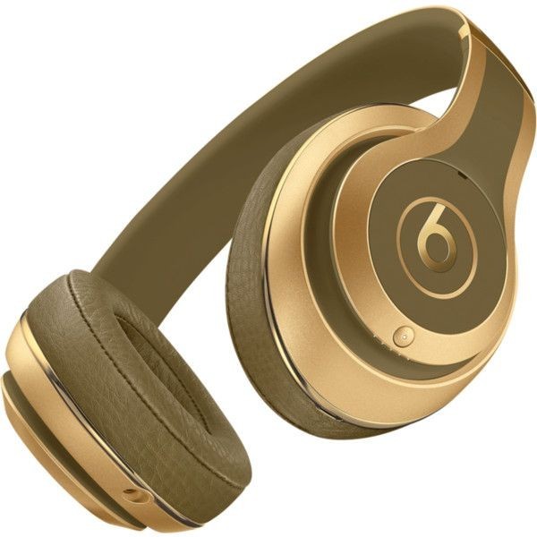 Balmain x Beats by Dr. Dre Studio Over the Ear Headphones – Gold / Green