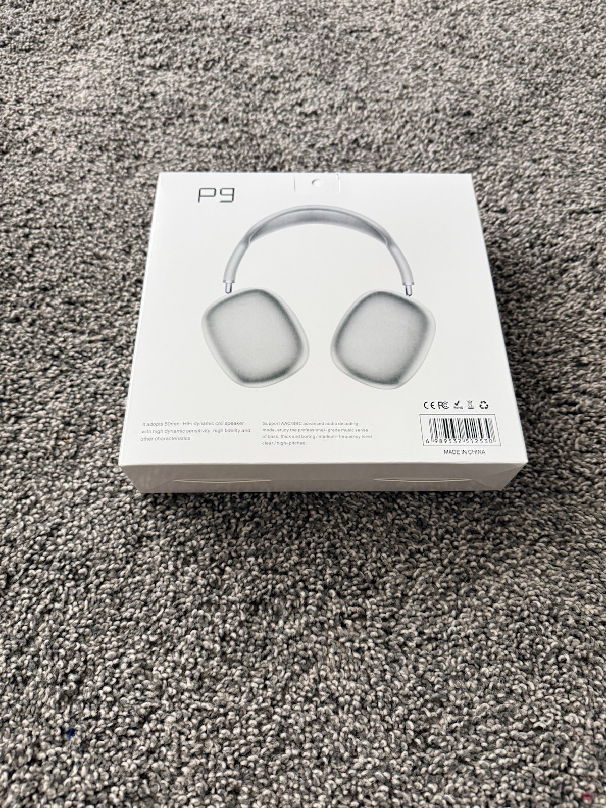 P9 Wireless Bluetooth Headphones Over Ear Noise Canceling – New in Box
