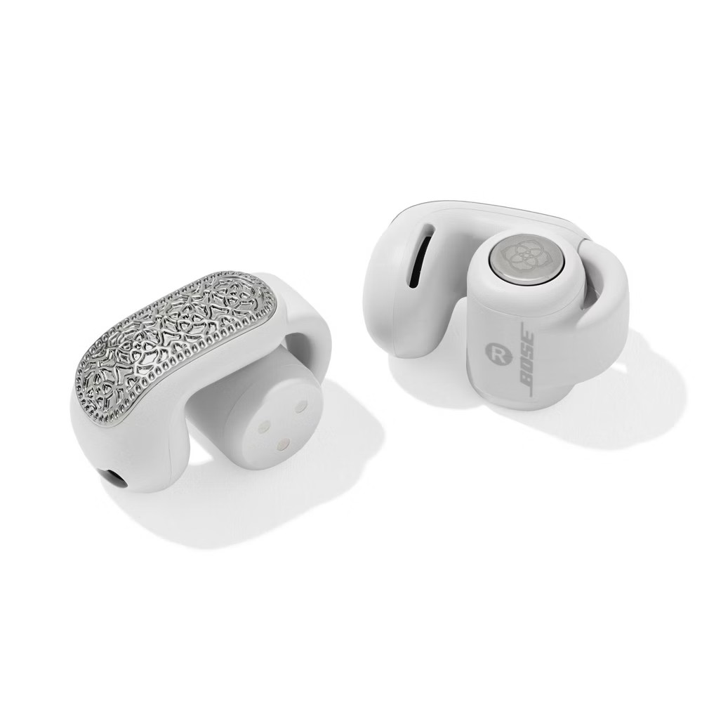 Bose x Kendra Scott Ultra Open Earbuds – Rhodium Filigree