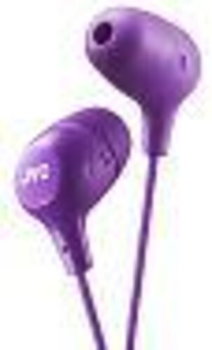 WB JVC HAFX38MV Marshmallow Earphones With Microphone & In-line Remote Violet