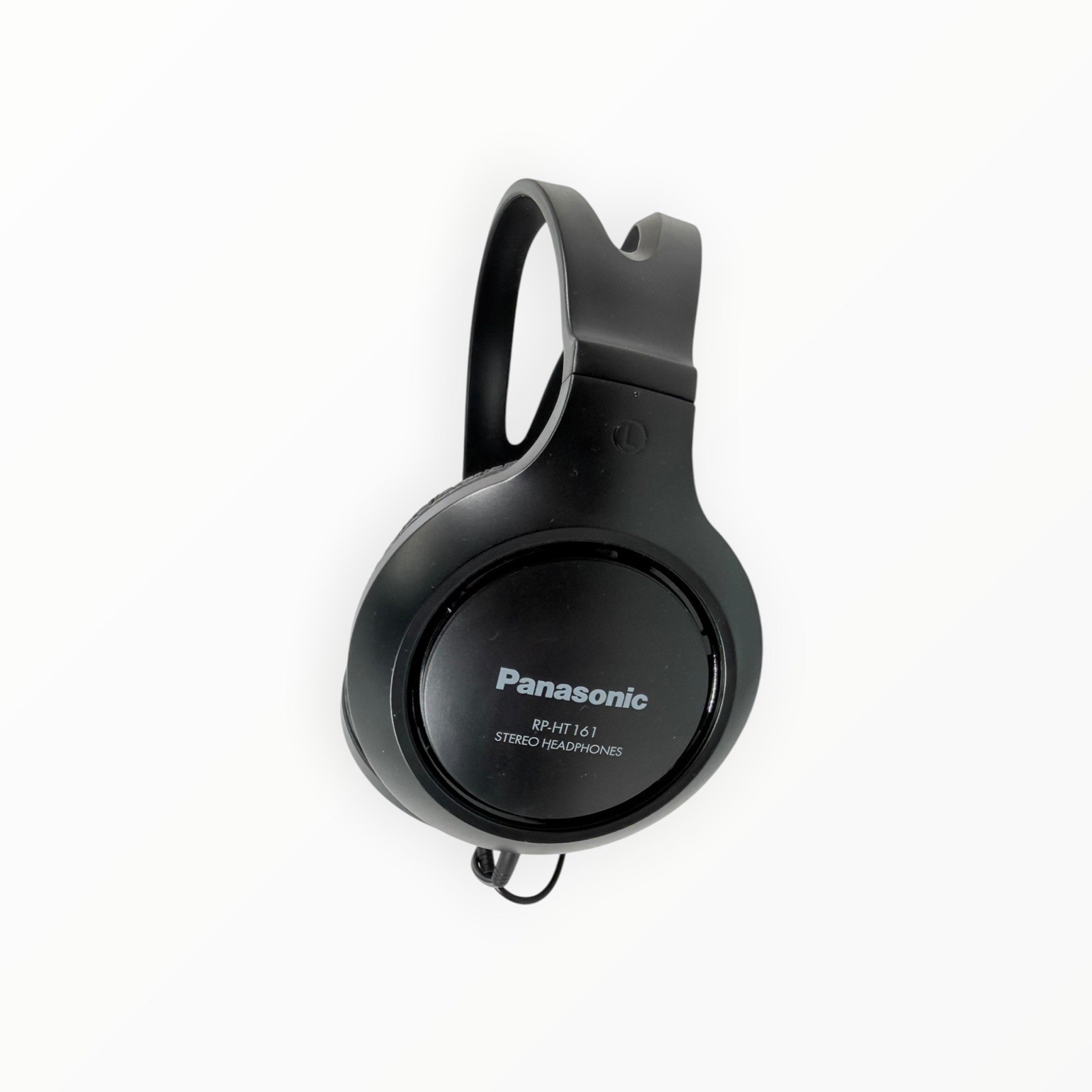 Panasonic RP-HT161 Over the Ear Corded Cushioned Headphone – Black 2M Long Cord