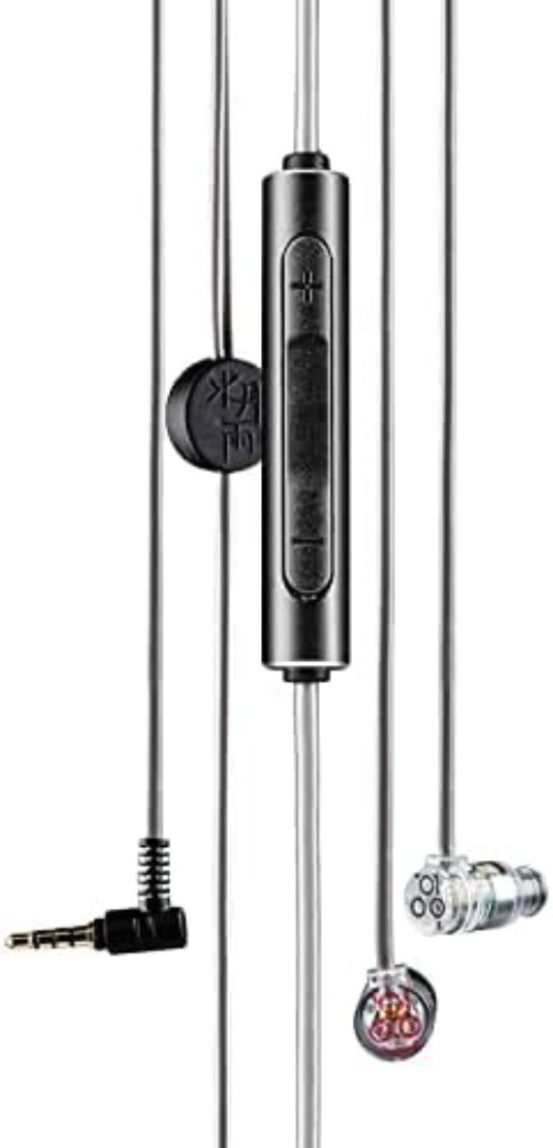 Transparent In-Ear Earphones with Closed Anterior Design and Sound Isolation