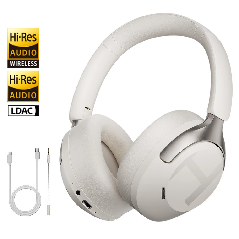 S40 ANC Wireless Headphone 50Db Noise Canceling Hi-Res 3D Spatial Audio Earphone