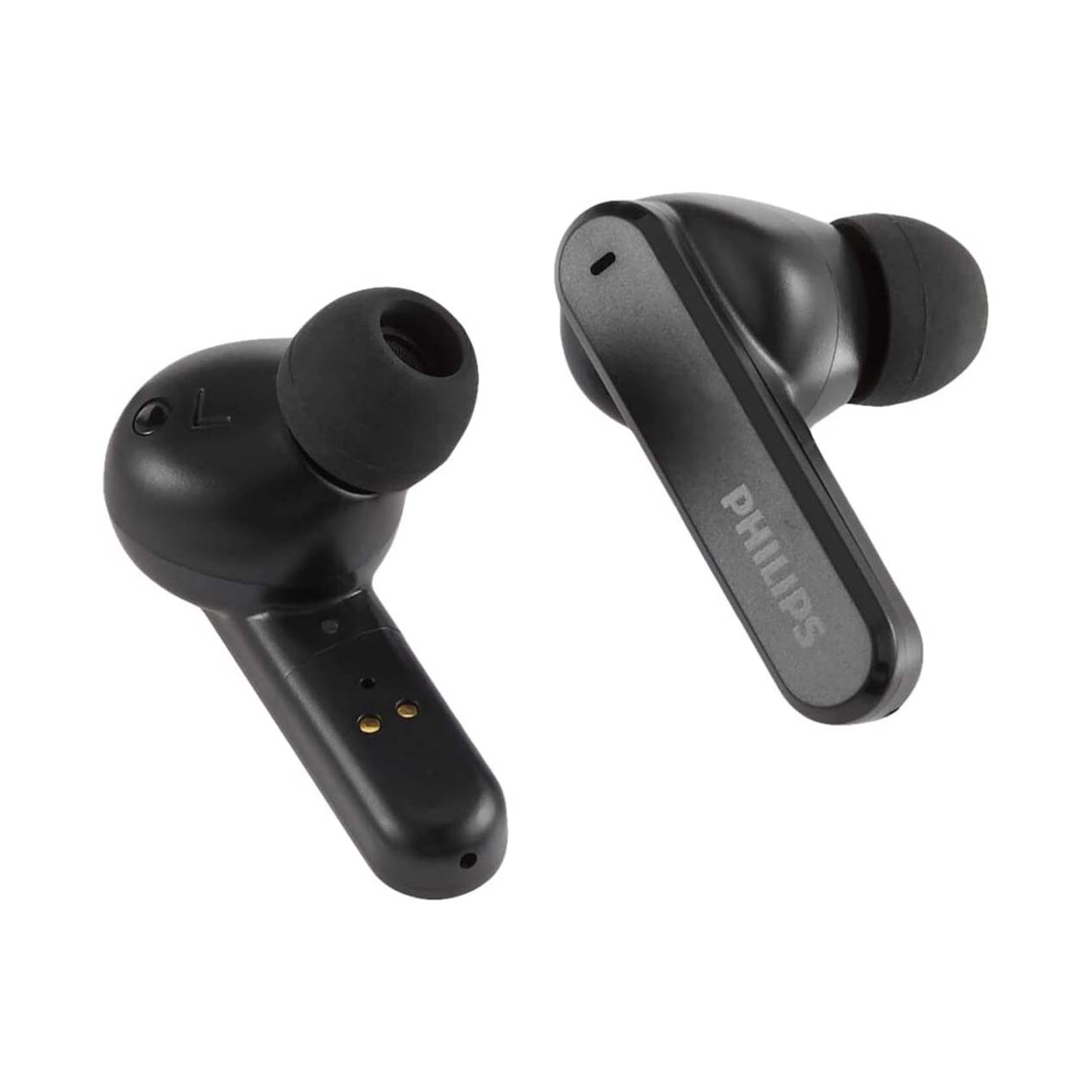 Philips TAT4506BK/00 True Wireless Headphones with Charging Case, Black