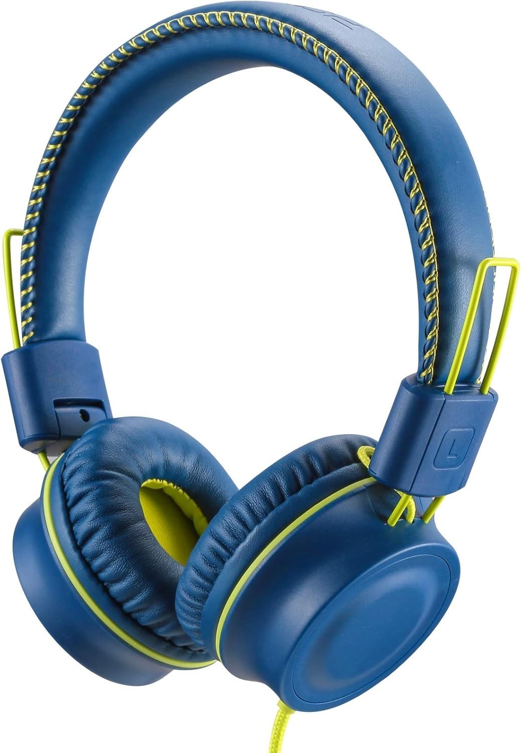 M2 Adjustable On-Ear Headphones for Kids – Noise Cancelling, Tangle-Free Design