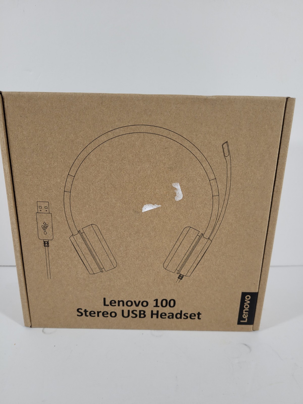 Lenovo 100 USB Headset – Plug and Play with USB-A. New Sealed Ships Free