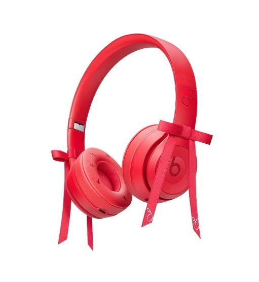 Beats Solo 4 Wireless On Ear Headphone Jennie Special Edition Ruby Red Korean