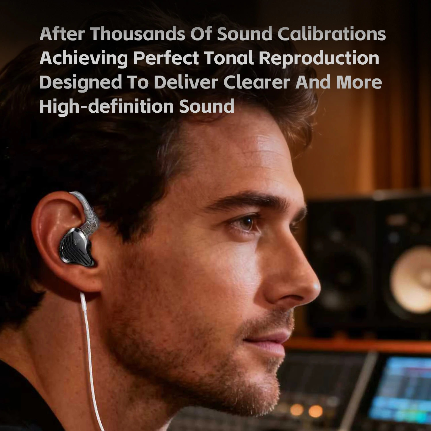 GK KUNTEN Dynamic HiFi In-Ear Headphones Detachable 2PIN Metal Earbuds