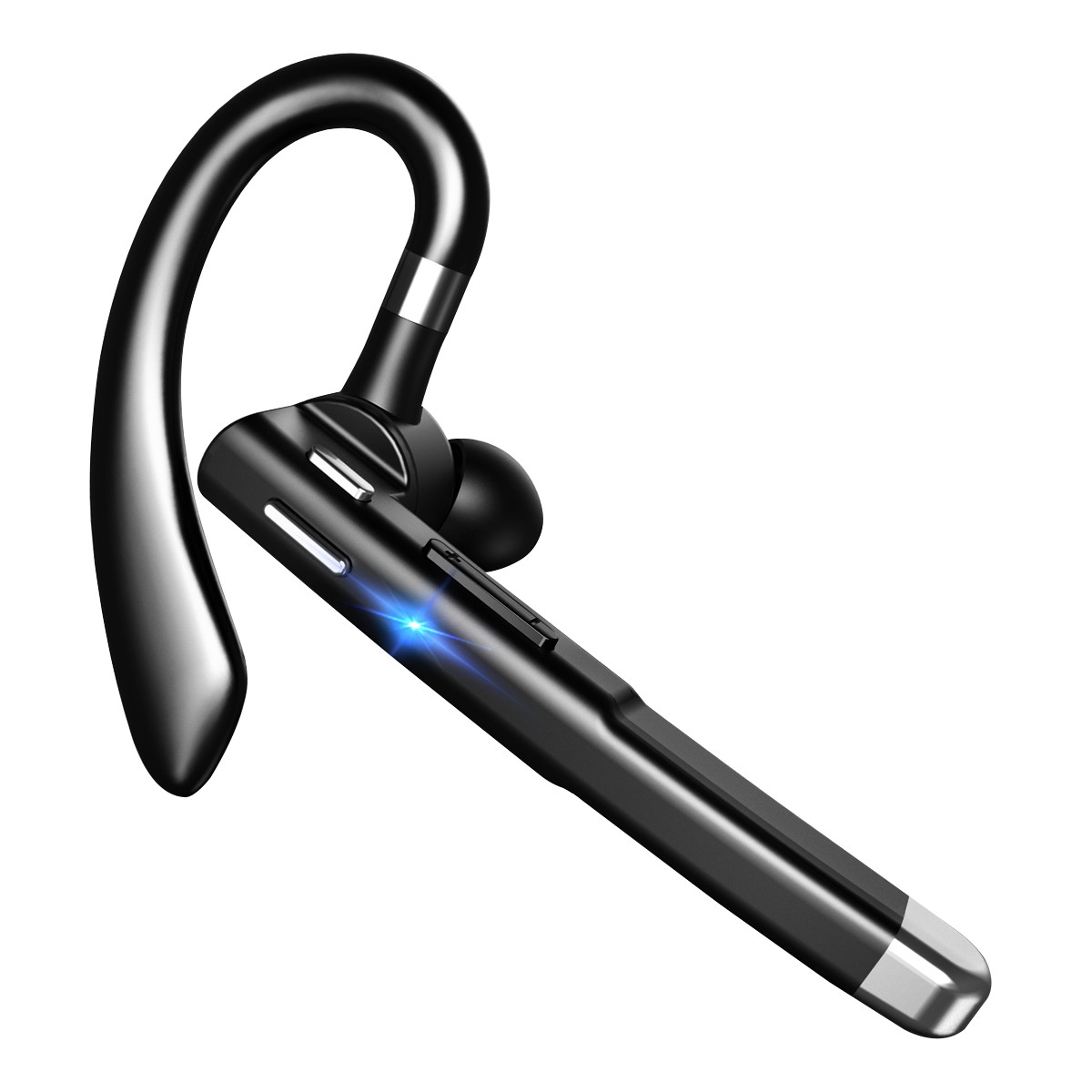 Wireless Bluetooth Earpiece V5.0 Handsfree Headset Driving Trucker w/ Microphone