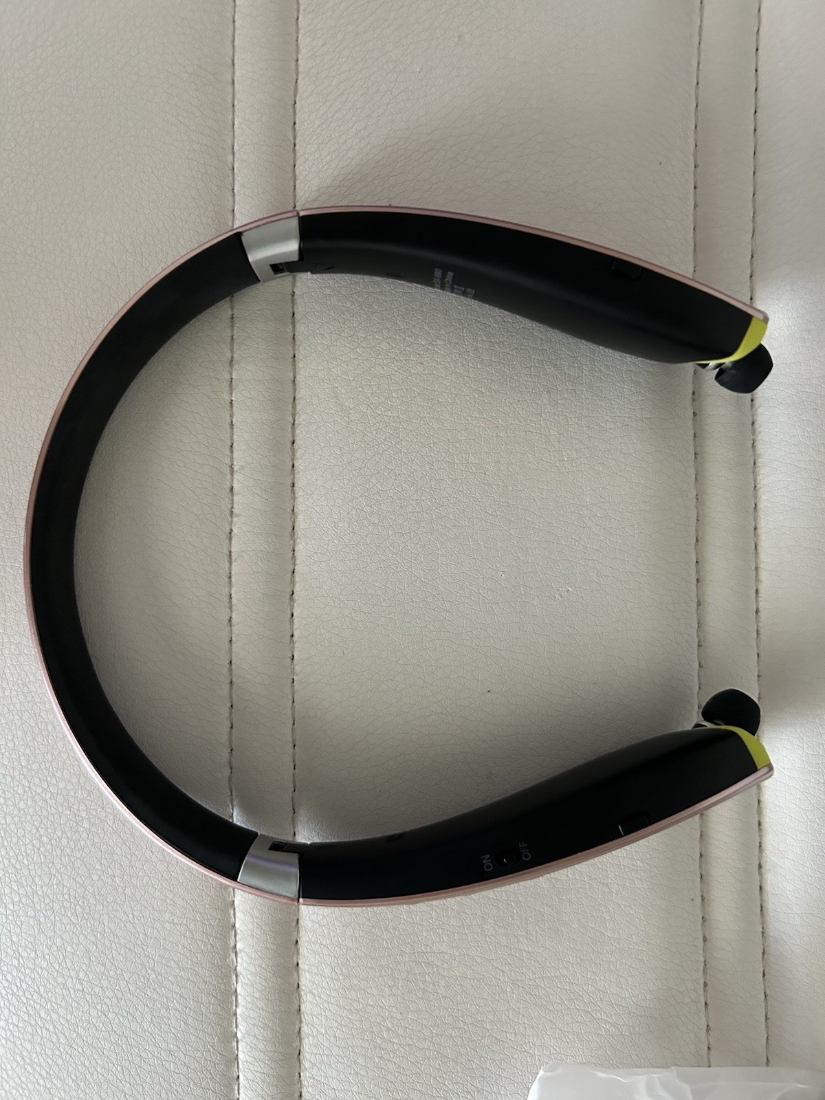 Wireless Bluetooth Neckband Headphones with Retractable Earbuds and Case