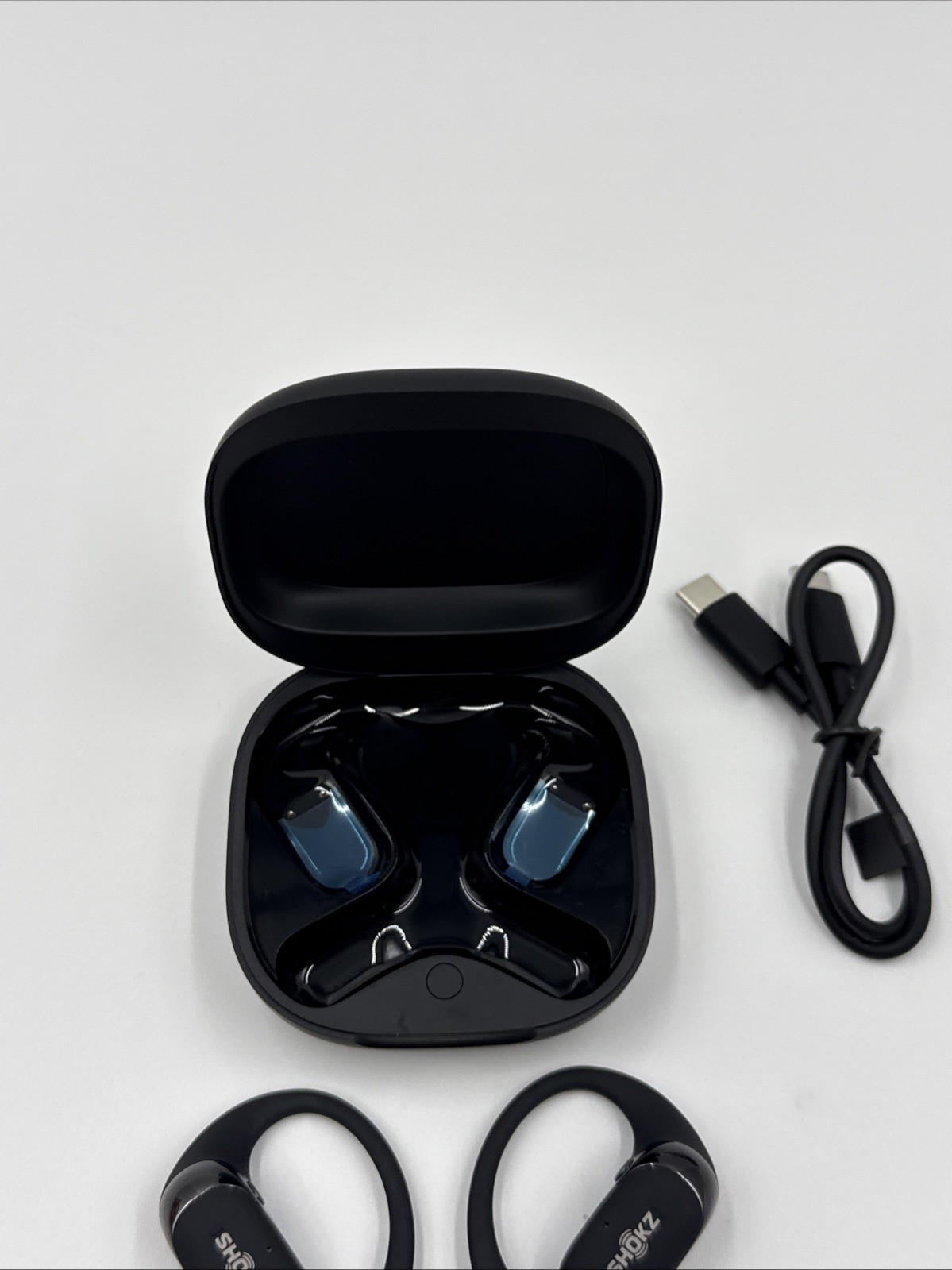 Shokz OpenFit 2 True Wireless Open-Ear Earphones – Black T920 New