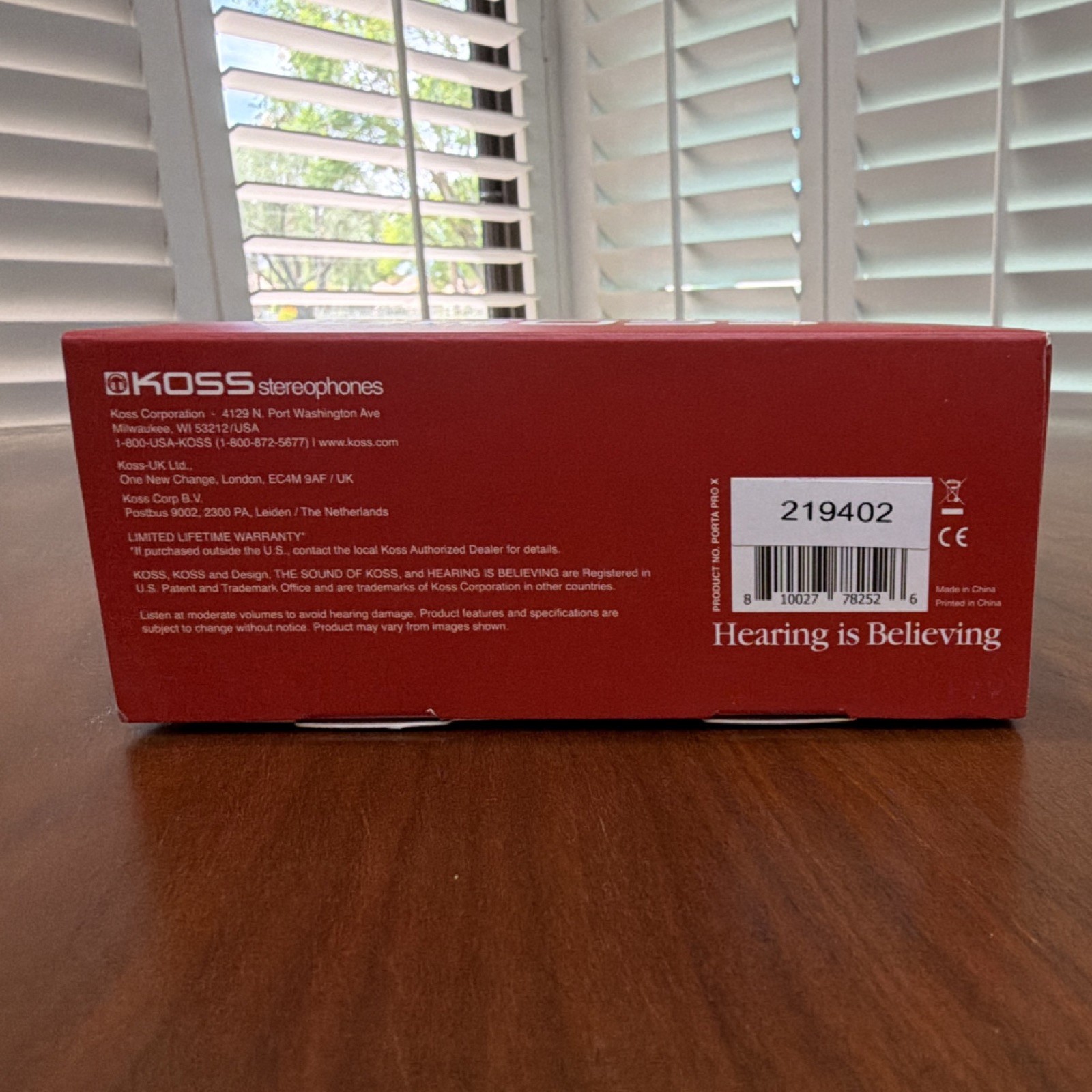Koss Porta Pro X On-Ear Headphones Collapsible In-Line Mic/Remote 3.5mm