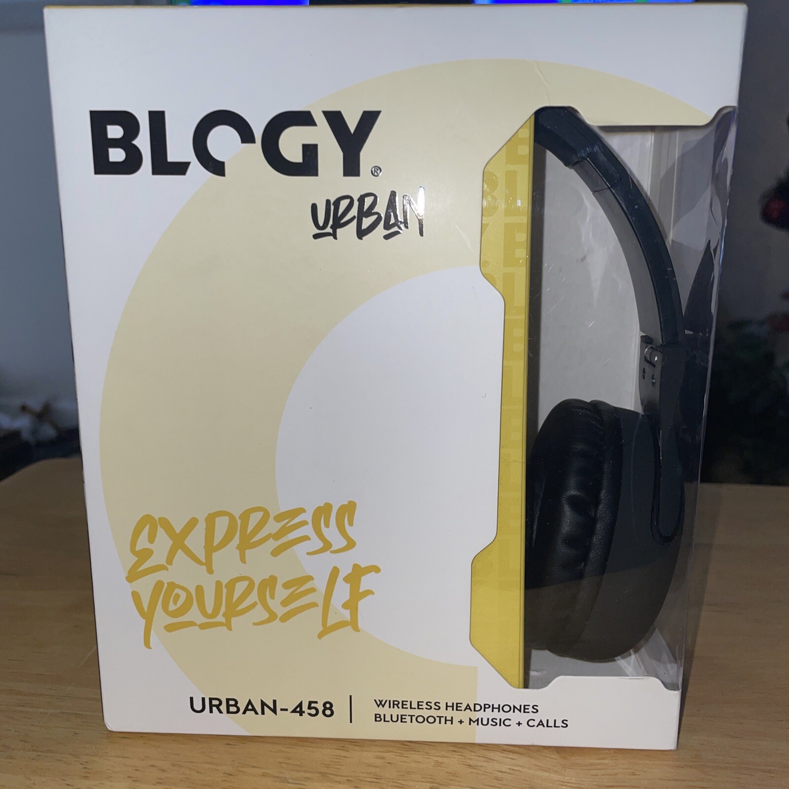 Blogy Urban-458 Wireless Headphones Bluetooth +Music+ Calls