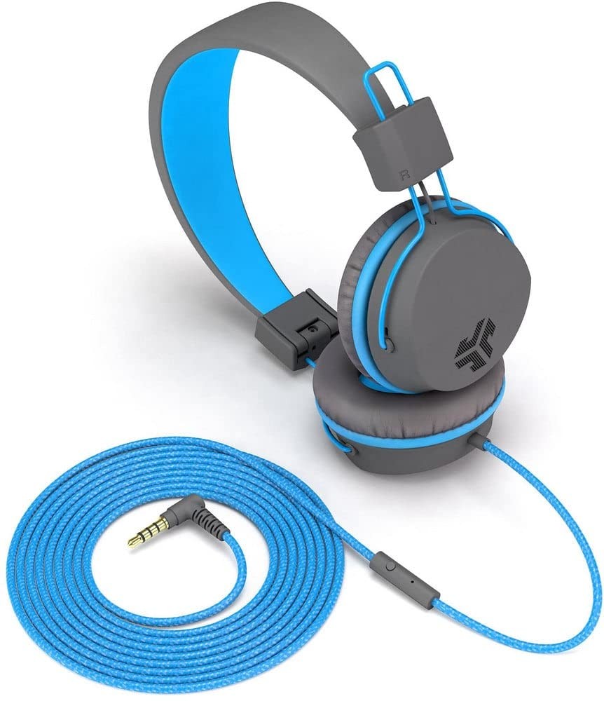JLab JBuddies Studio Wired Headphones for Children Kid Safe Volume Limiter