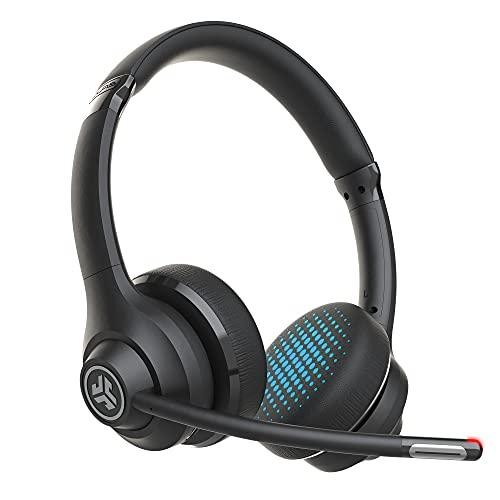 JLab Go Work Wireless Headsets with Microphone, 45+ Playtime PC Bluetooth Headse