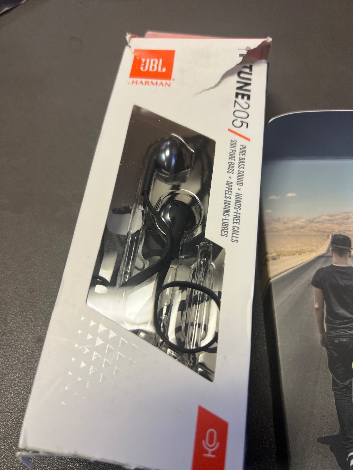 JBL by Harman Tune 205 In-Ear Headphones -BLACK