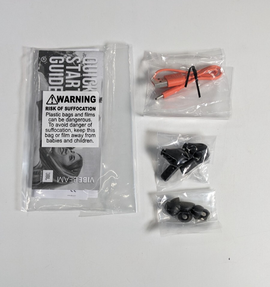JBL Vibe Beam (JBLVBEAMBLKAM-Z) True Wireless Earbuds – Black