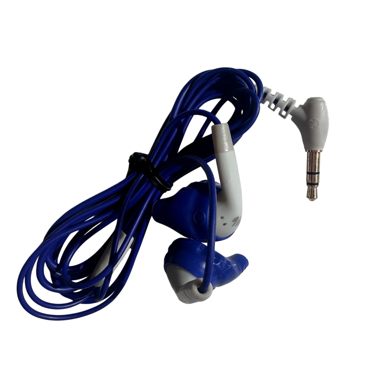 Yurbuds Inspire Sports Earphones Blue/White 3.5mm Wired Earbuds