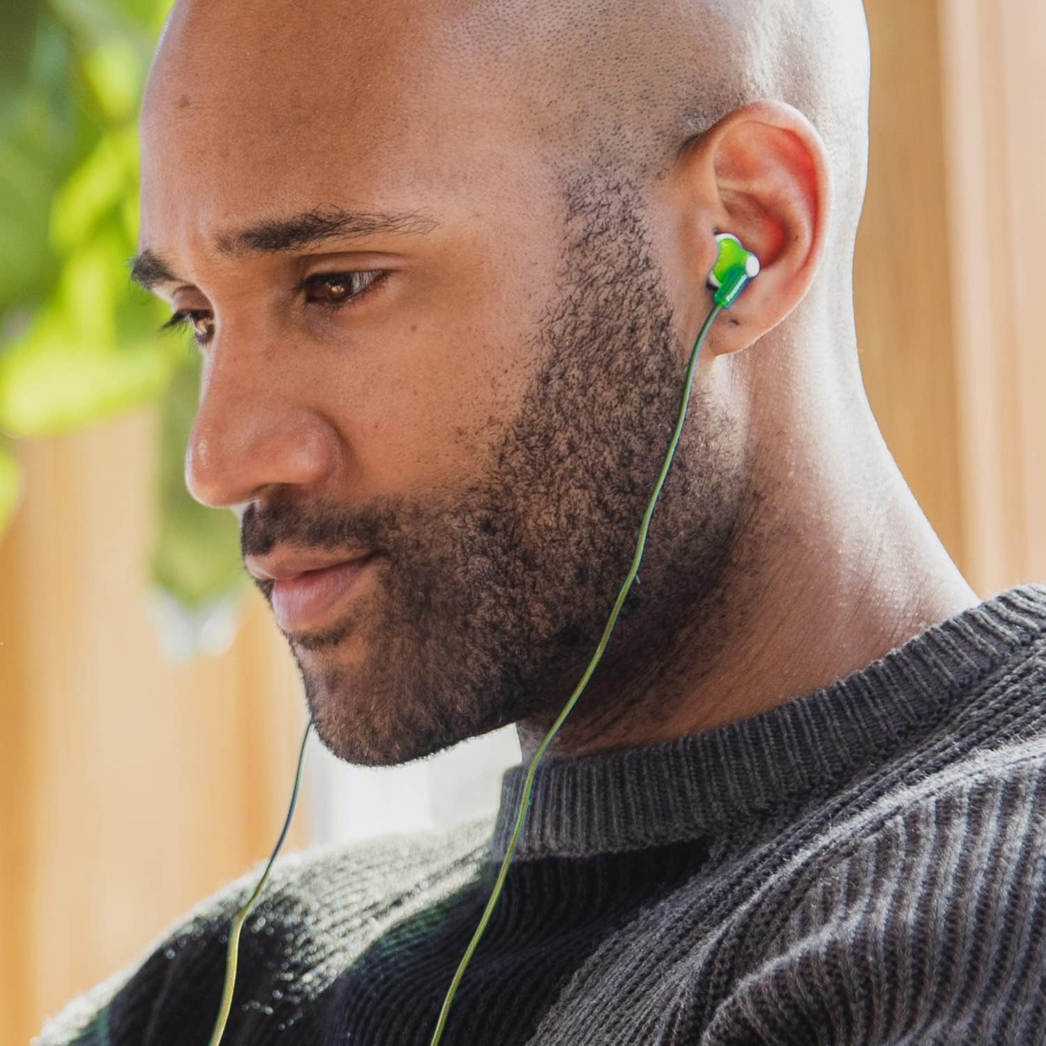 Ergofit In-Ear Earbud Headphones RP-HJE120-G (Green) Dynamic Crystal Clear Sound