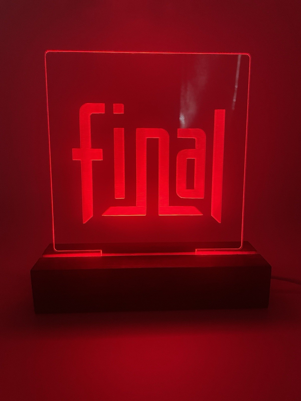 New – FINAL AUDIO LED Sign