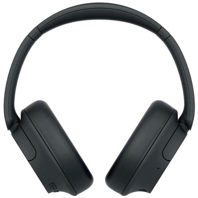 Sony Wireless Noise Cancelling Headphone Black with Wood Headphone Display Stand