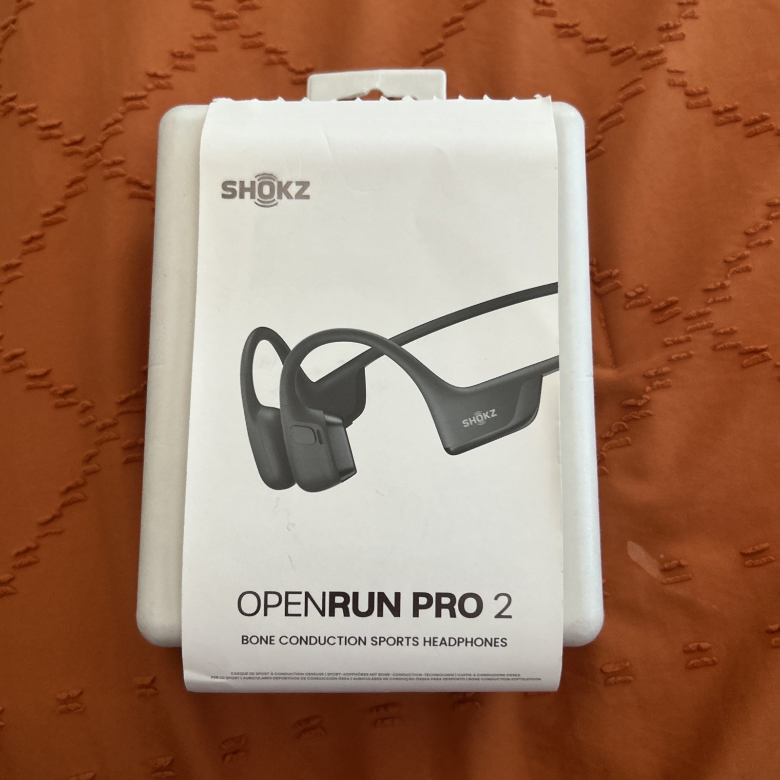 New Shokz OpenRun Pro 2 Bone Conduction Sports Headphones Black S820