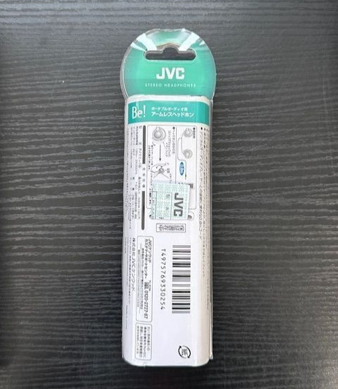 JVC HP-AL102 Clip-On Headphones Emerald Green 3.5mm Lightweight Open-Air Japan