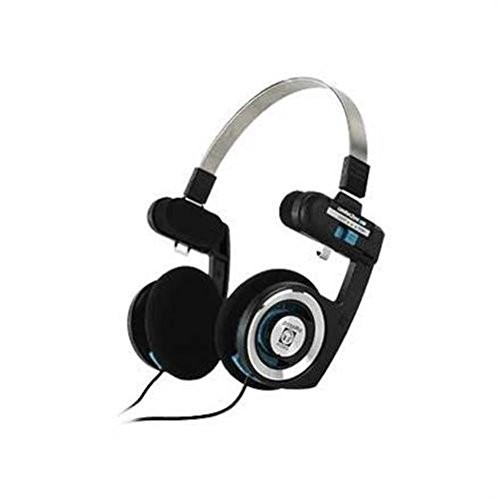 Koss Porta Pro On Ear Headphones with Case, Black / Silver