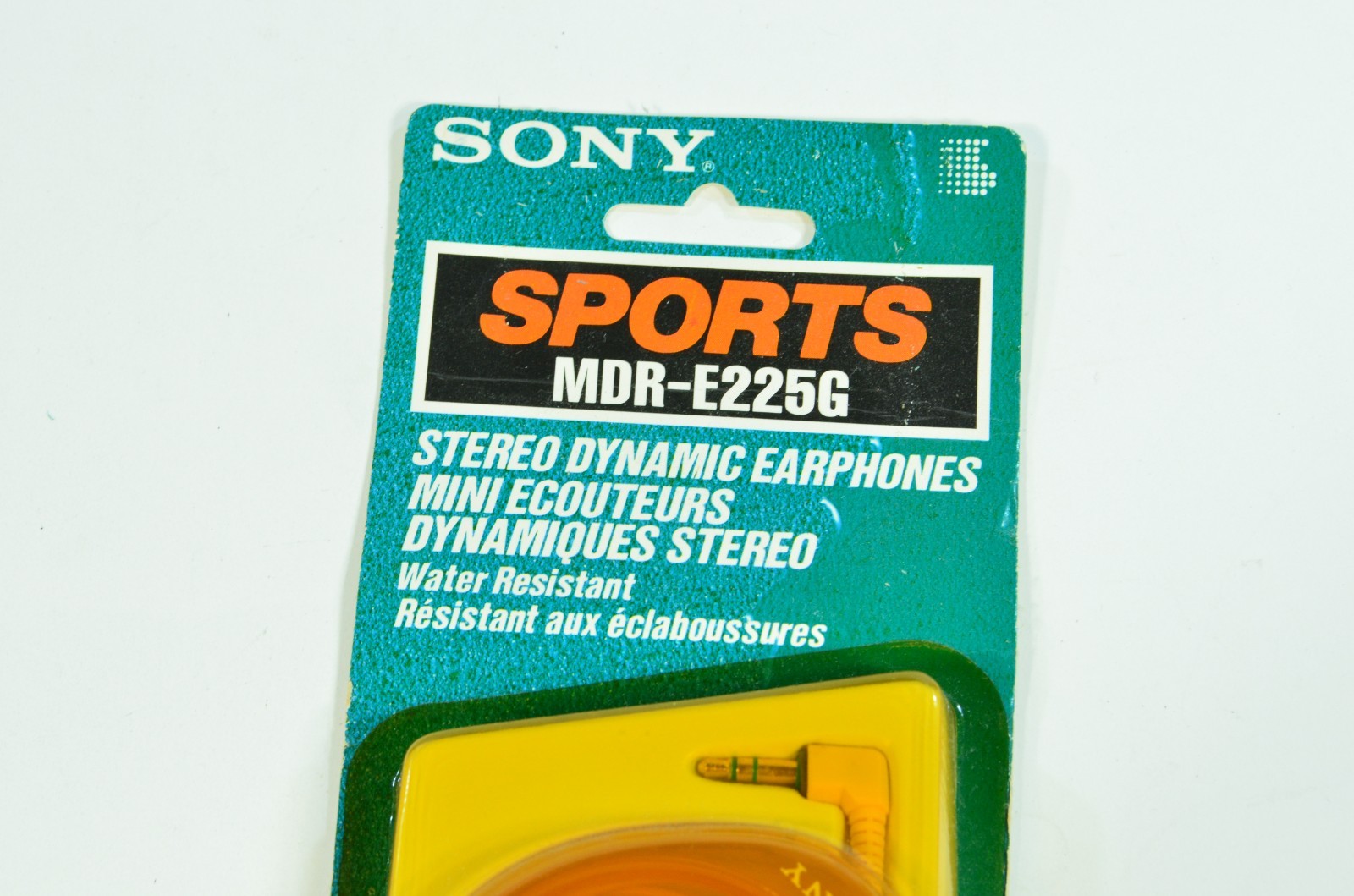 Sony Sports Walkman MDR-E225G Stereo In Ear Earphones Vintage 90’s Yellow