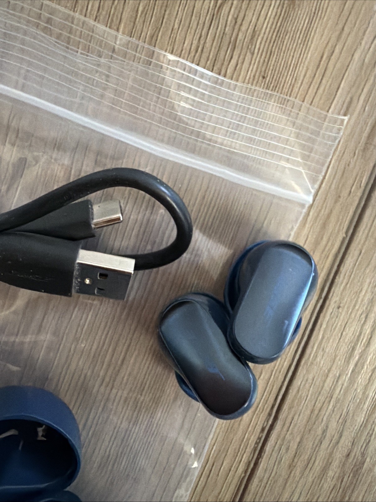 Used Bose QuietComfort Ultra Earbuds Noise Cancelling Bluetooth Lunar Blue InEar