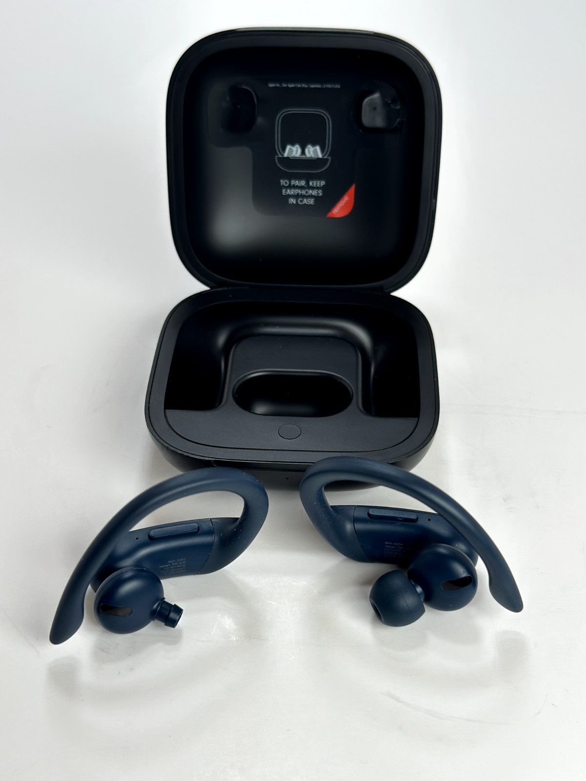 Beats by Dr. Dre Powerbeats Pro Wireless Earphones – Navy (Missing one Rubber)