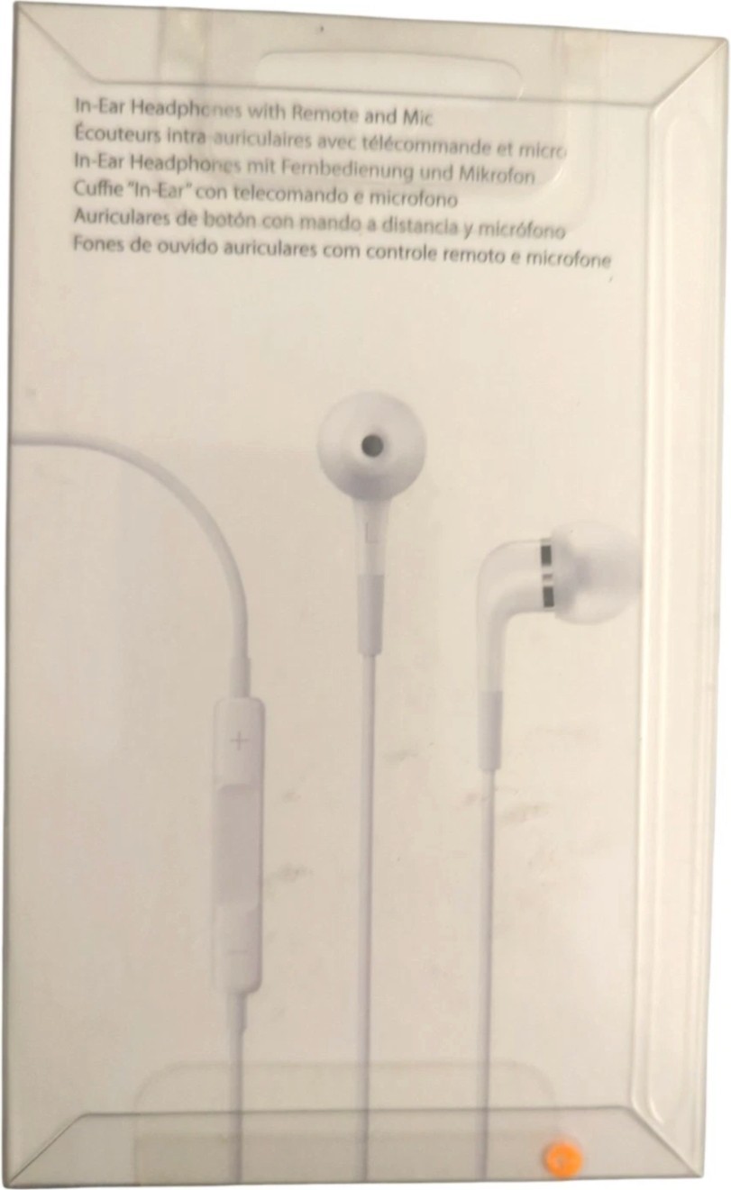 Original Genuine Apple In-Ear Headphones with Remote and Mic (ME186ZM/B)