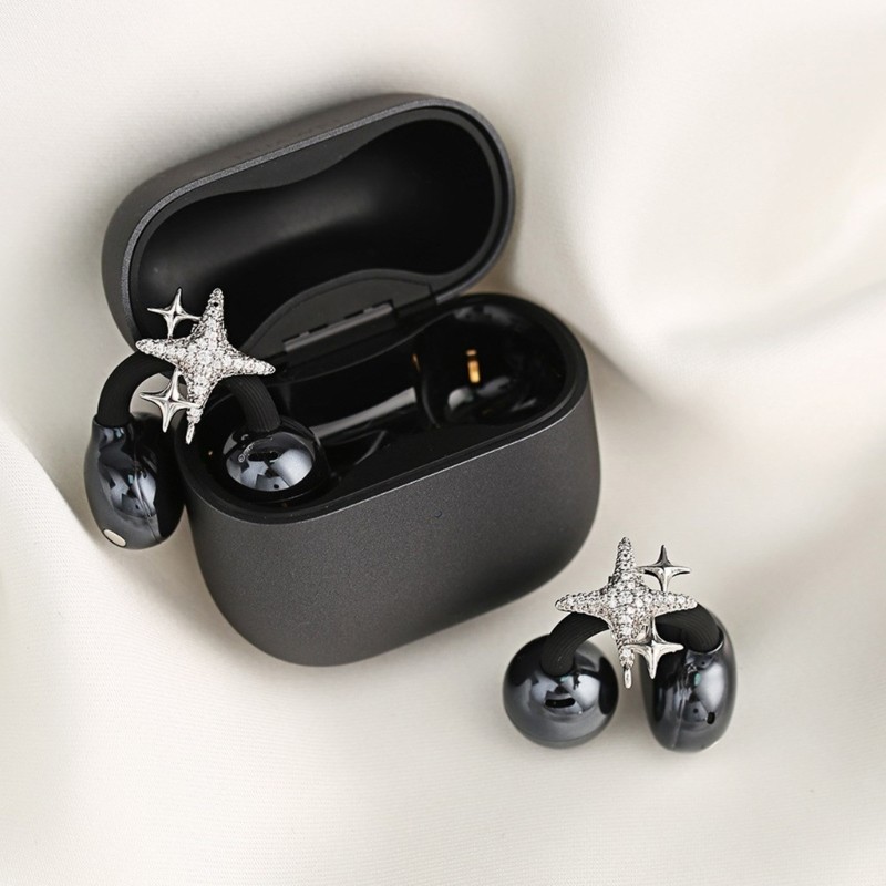 Fashionable Star Ear Clip Add On for Freeclip 1/2 Clip On Charm Enhanced Comfort