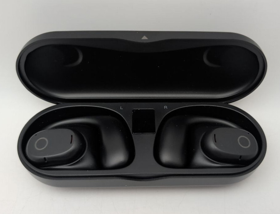 iLive 16mm Driver Clear Truly Wireless Open Ear Earbuds Superior Quality Black