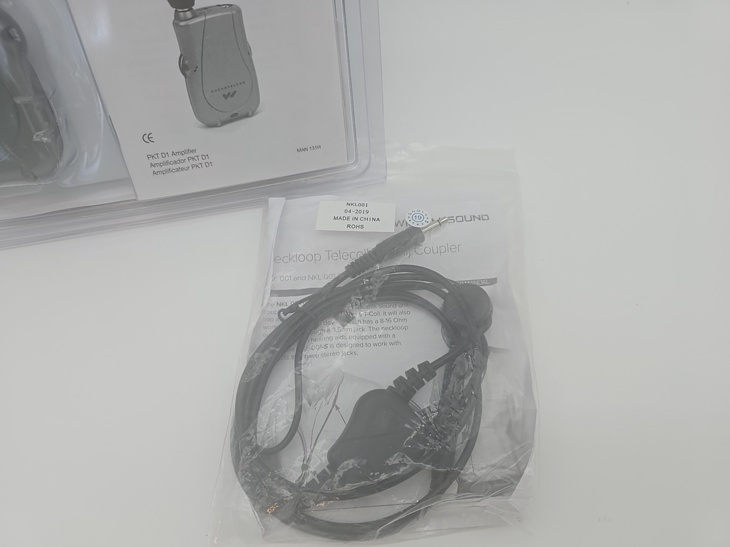 *NEW* Williams Sound Pocketalker Ultra Personal Sound Amplifier Bonus Neckloop