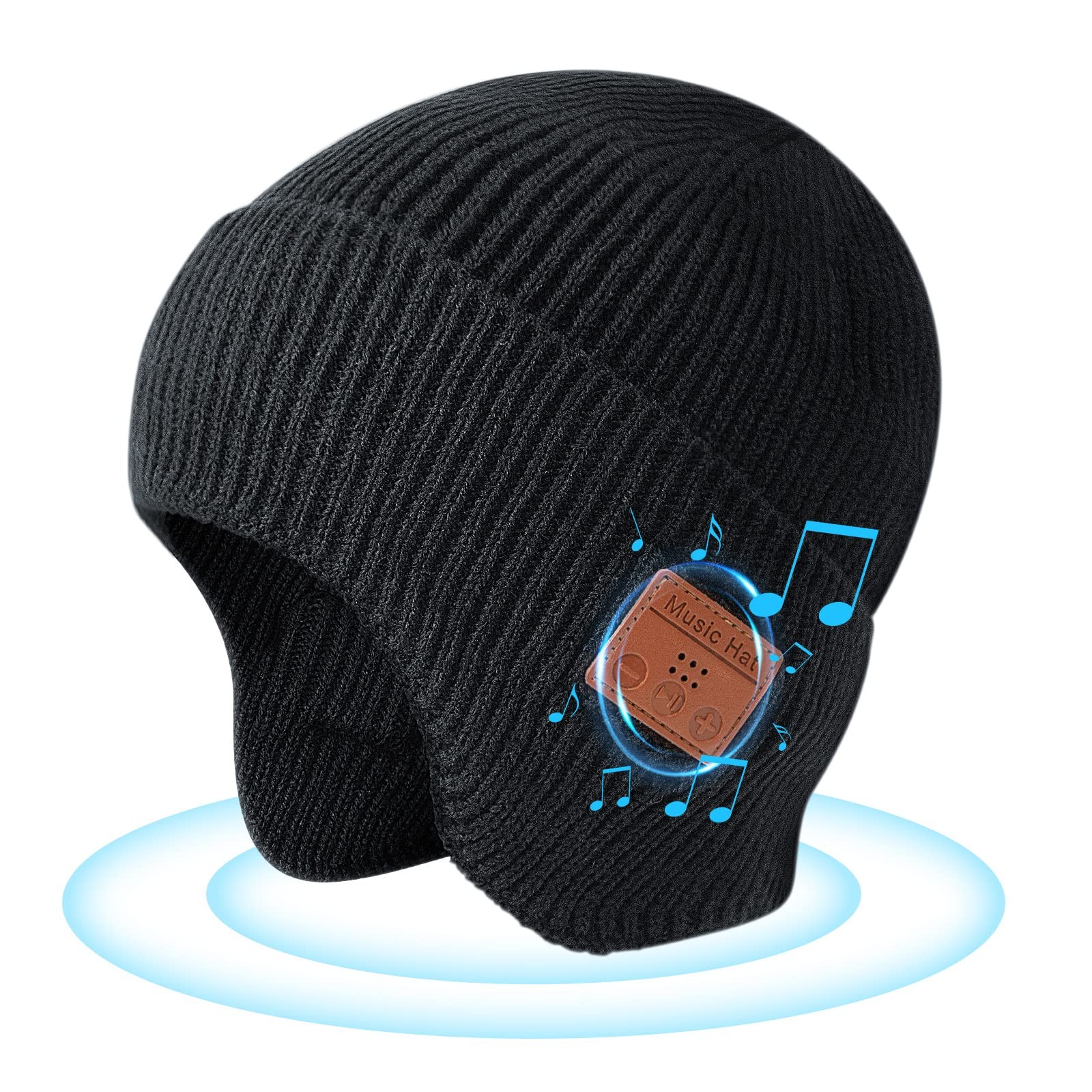 Bluetooth Beanie For Men Women HD Stereo Sound Headphone Hat Winter Knit Cap