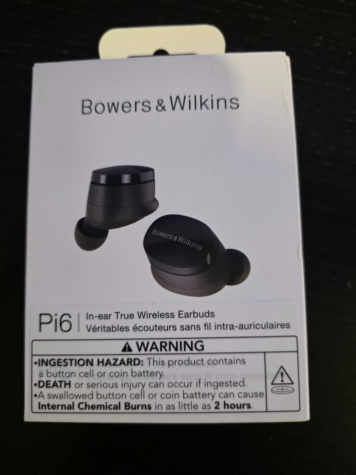 Bowers & Wilkins Pi6 Wireless Earbuds-Storm Grey, in-Ear Wireless Bluetooth