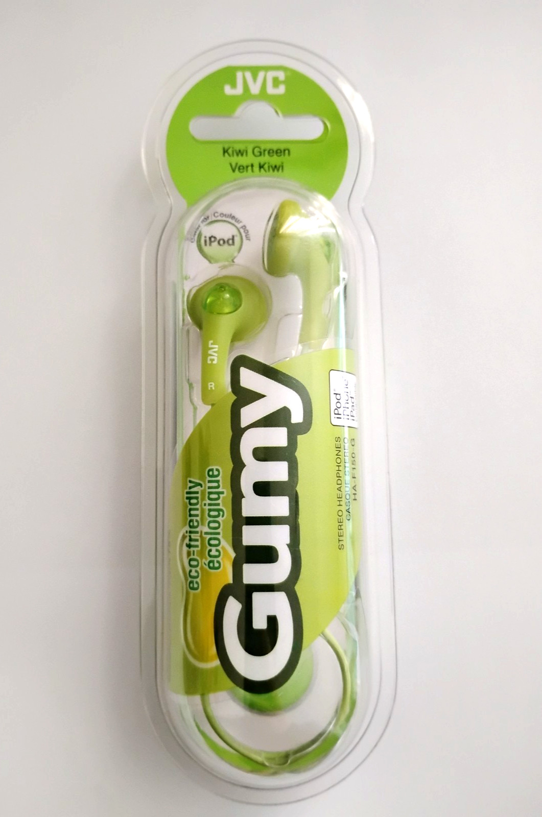 JVC Gumy Earbuds Kiwi Green New